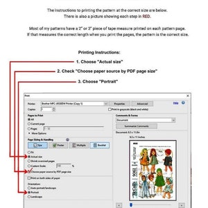 E430 PDF Ginny, Muffie, Alexanderkin Wardrobe Pattern for 8 Doll Clothes image 4