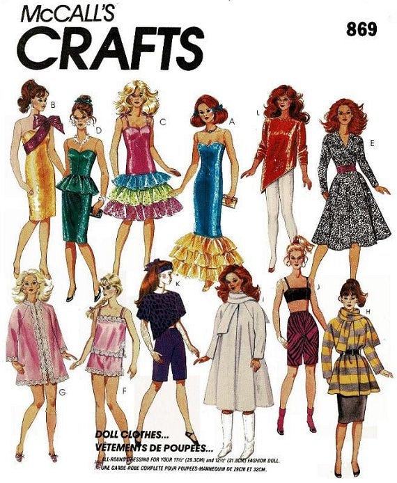 11+ Free Barbie Clothes Patterns To Dress Up Your Fashion Doll