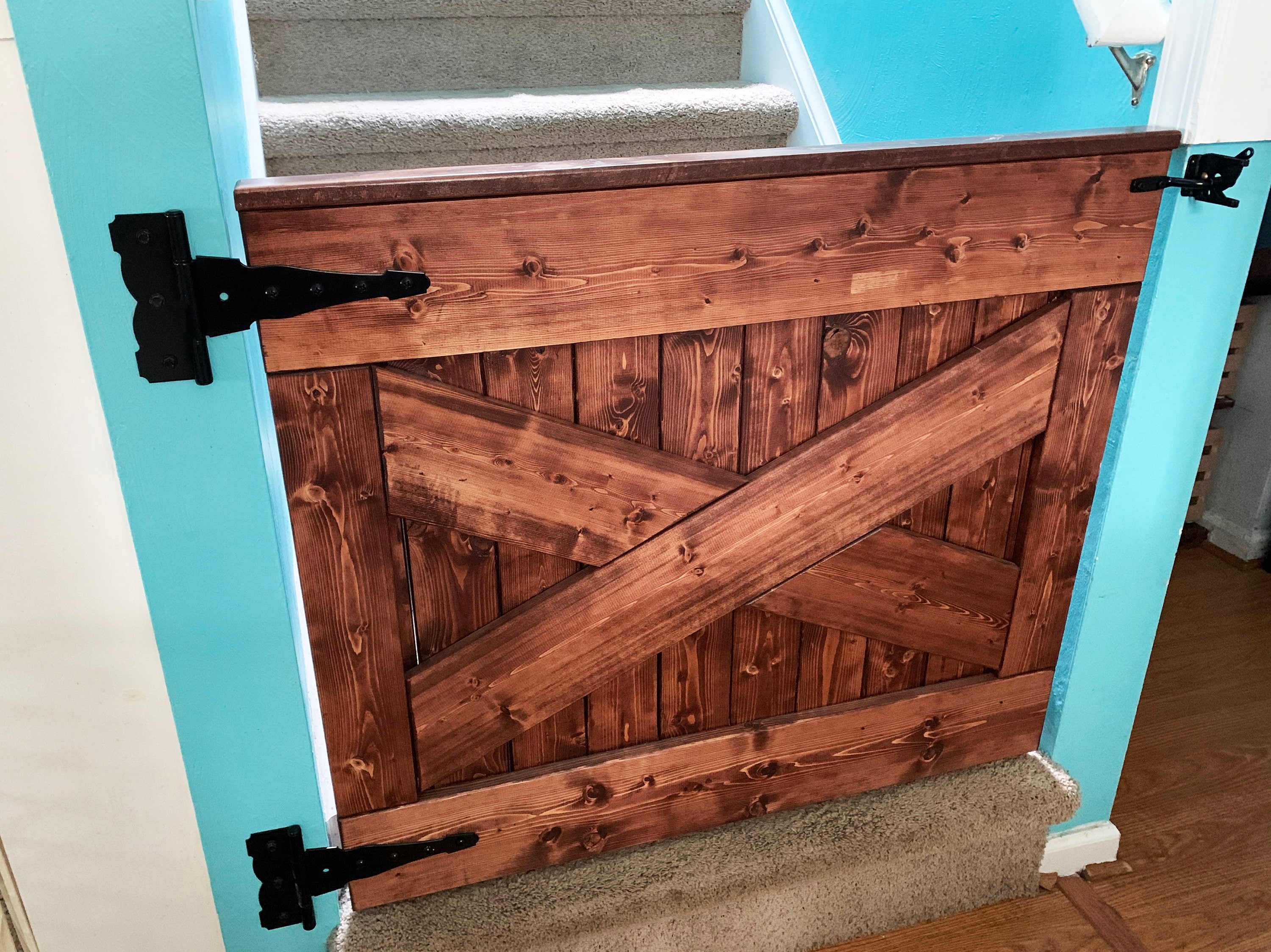 How to Make a DIY Rustic Barn Door and Hardware