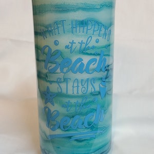 Epoxy 30oz Double Walled Beach Tumbler