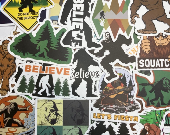 Sasquatch Bigfoot Laptop Stickers - Etsy