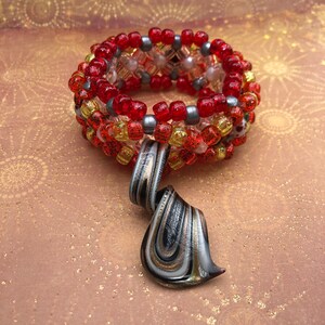 Abstract 3D Mini Kandi Cuff