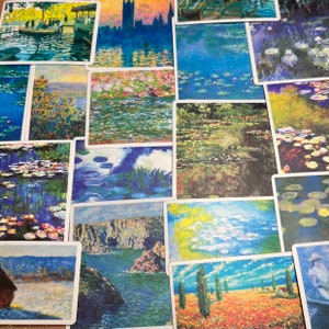 Claude Monet Laptop Stickers