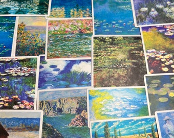 Claude Monet Laptop Stickers