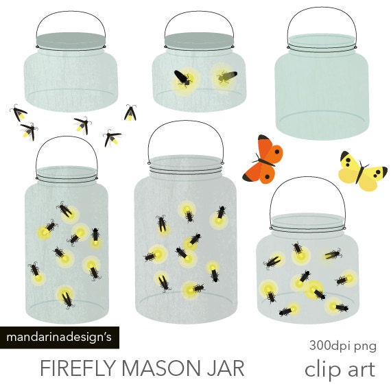 fireflies in a jar