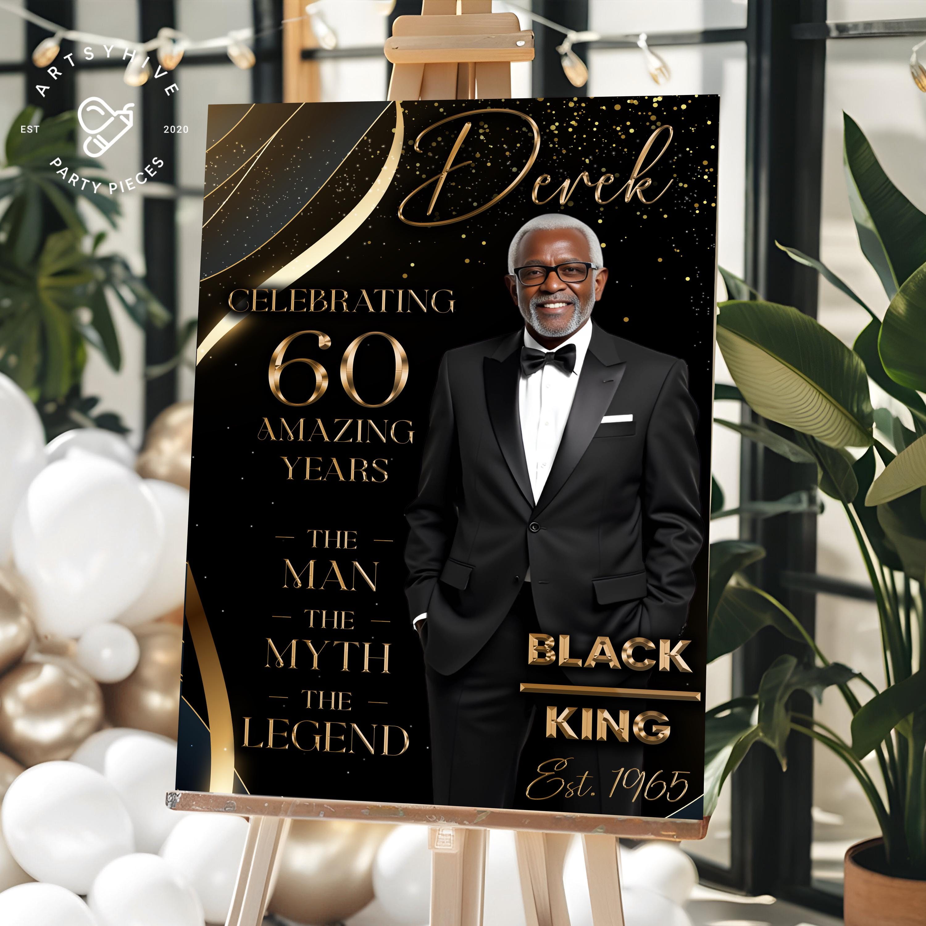 60th Birthday Welcome Sign – the Man, the Myth, the Legend