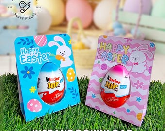 Easter Bunny Kinder Joy Egg Holder: Printable Gift (Digital Download)