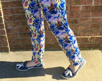 Women's Rapunzel Tangled Lounge Pants / Leggings / Princess / Punzie / Pascal / Flynn Rider / Maximus