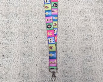 Princess Lanyard / Cinderella / Belle / Alice / Aurora / Rapunzel / Mulan / ID Holder