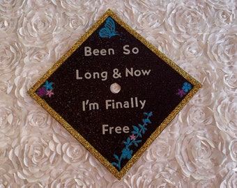 Grad Cap Topper Inspired by Julie And The Phantoms / Finally Free / JATP / Butterfly / Graduation