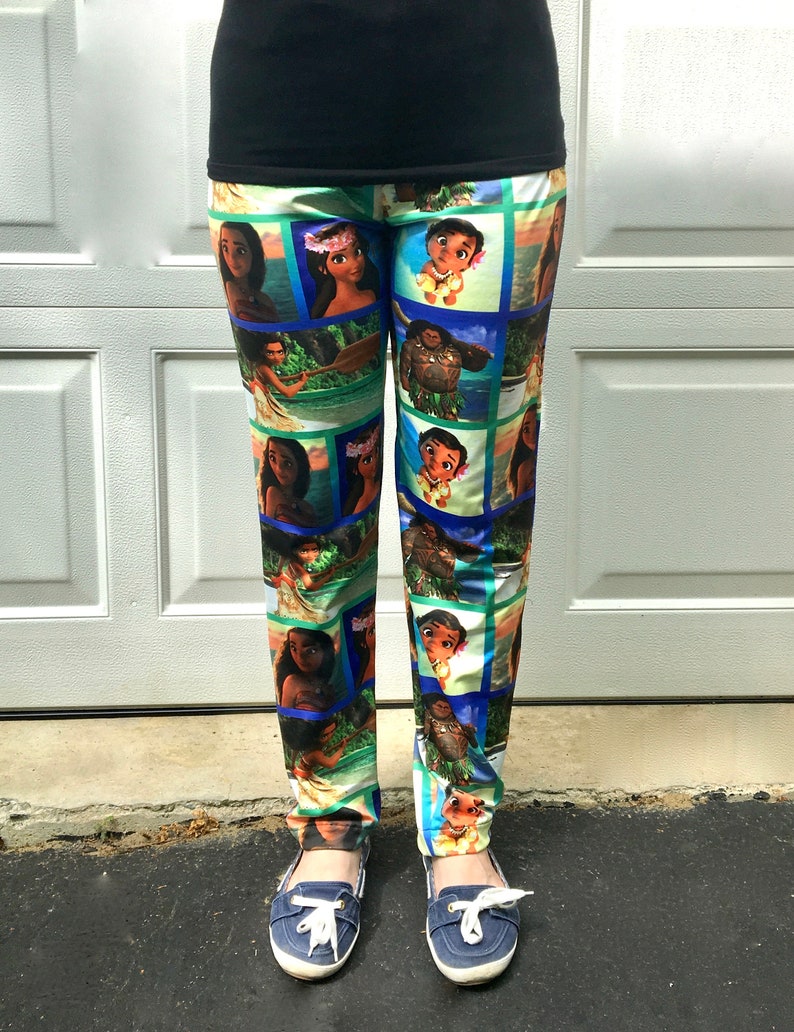Moana Womens Lounge Pants Princess Baby Moana Leggings