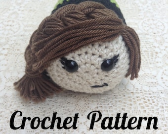 PDF File Katniss Tsum Tsum Crochet Pattern / Girl On Fire / Tsum / Amigurumi / Crochet Pattern