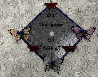 Grad Cap Topper Inspired by Julie And The Phantoms / Edge of Great / JATP / Butterfly / Graduation