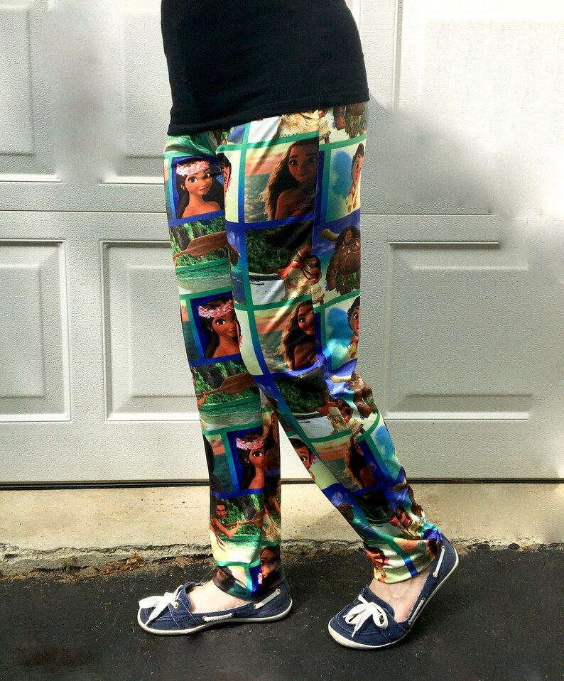 Moana Womens Lounge Pants Princess Baby Moana Leggings