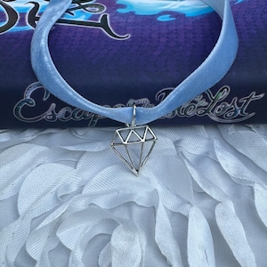 Chloe Charming Diamond Choker Necklace - Descendants - Rise Of Red Costume - Gift for Her - Cinderella - Kids Costume - Cosplay