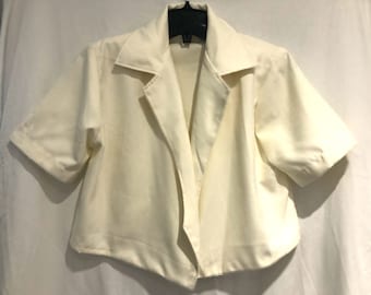 Homemade Vintage Cream Linen Suit