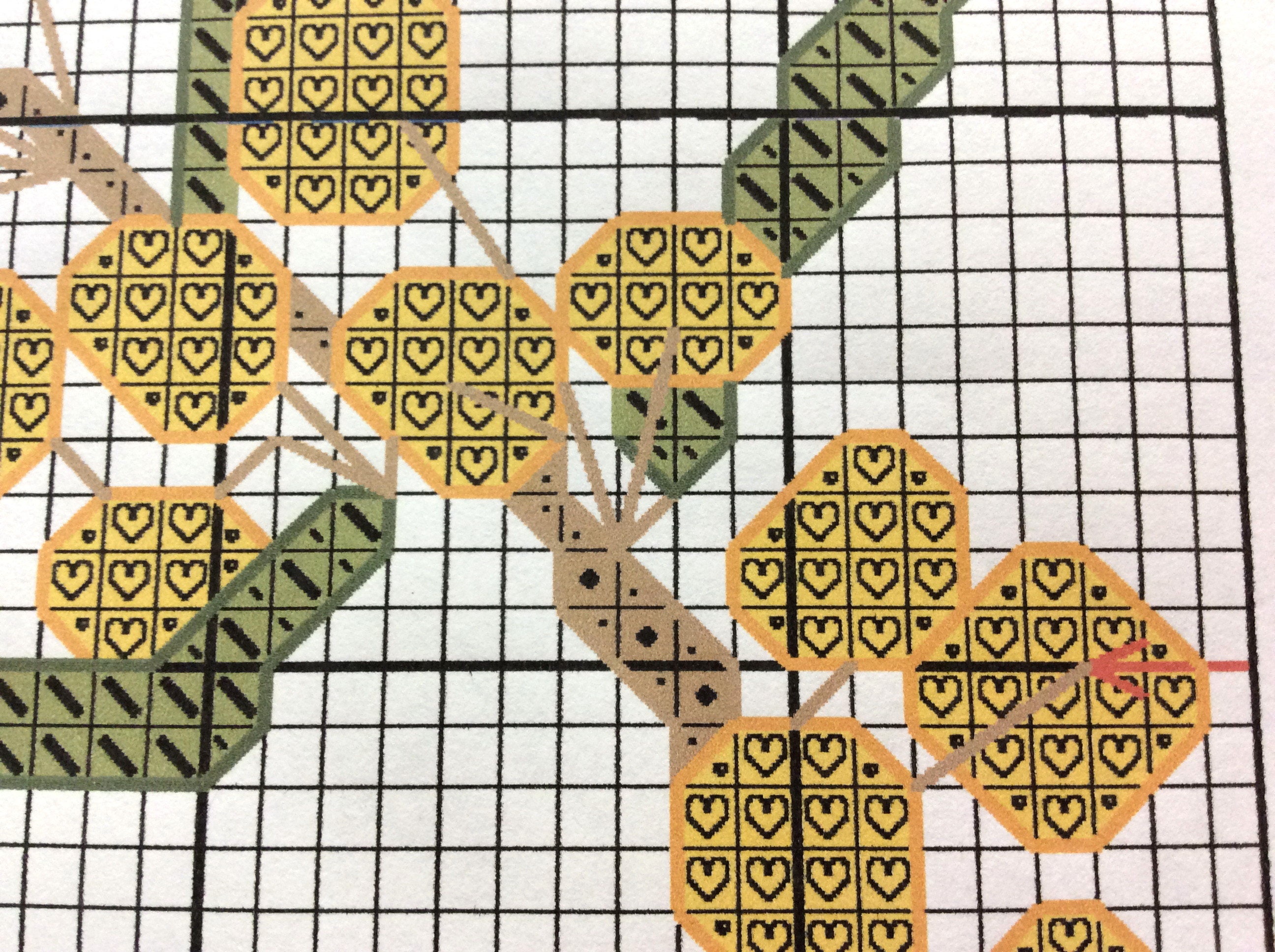 Australian Flora Cross Stitch Chart Wattle. PDF Instant Download Etsy