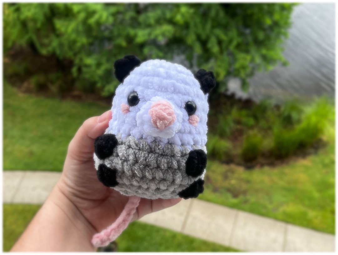 Possum Stress Pet Possum Desk Pet for Adults Worry Pet Possum Amigurumi