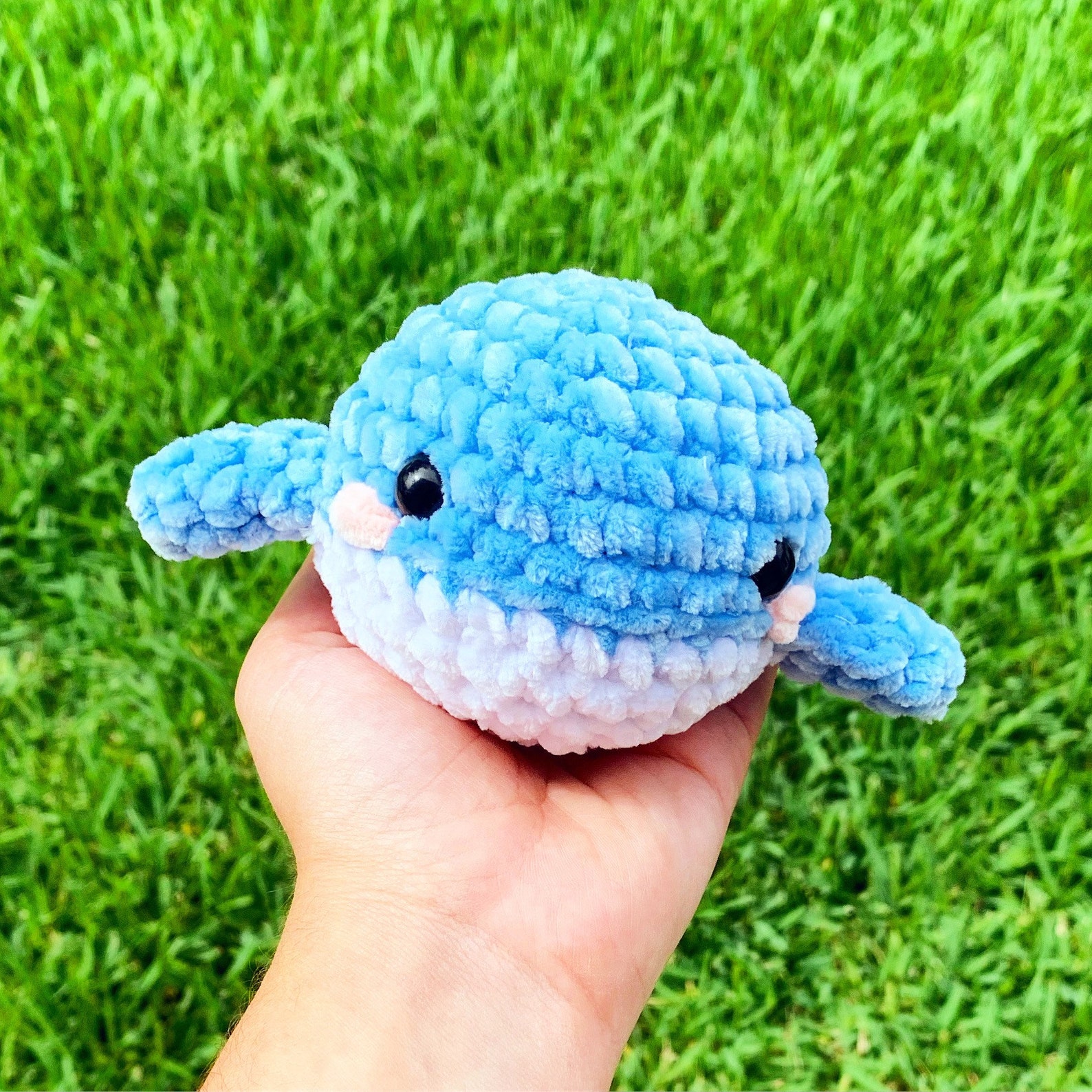 Mini Worry Whale Crochet Pet Squishy Mini Amigurumi Worry Etsy