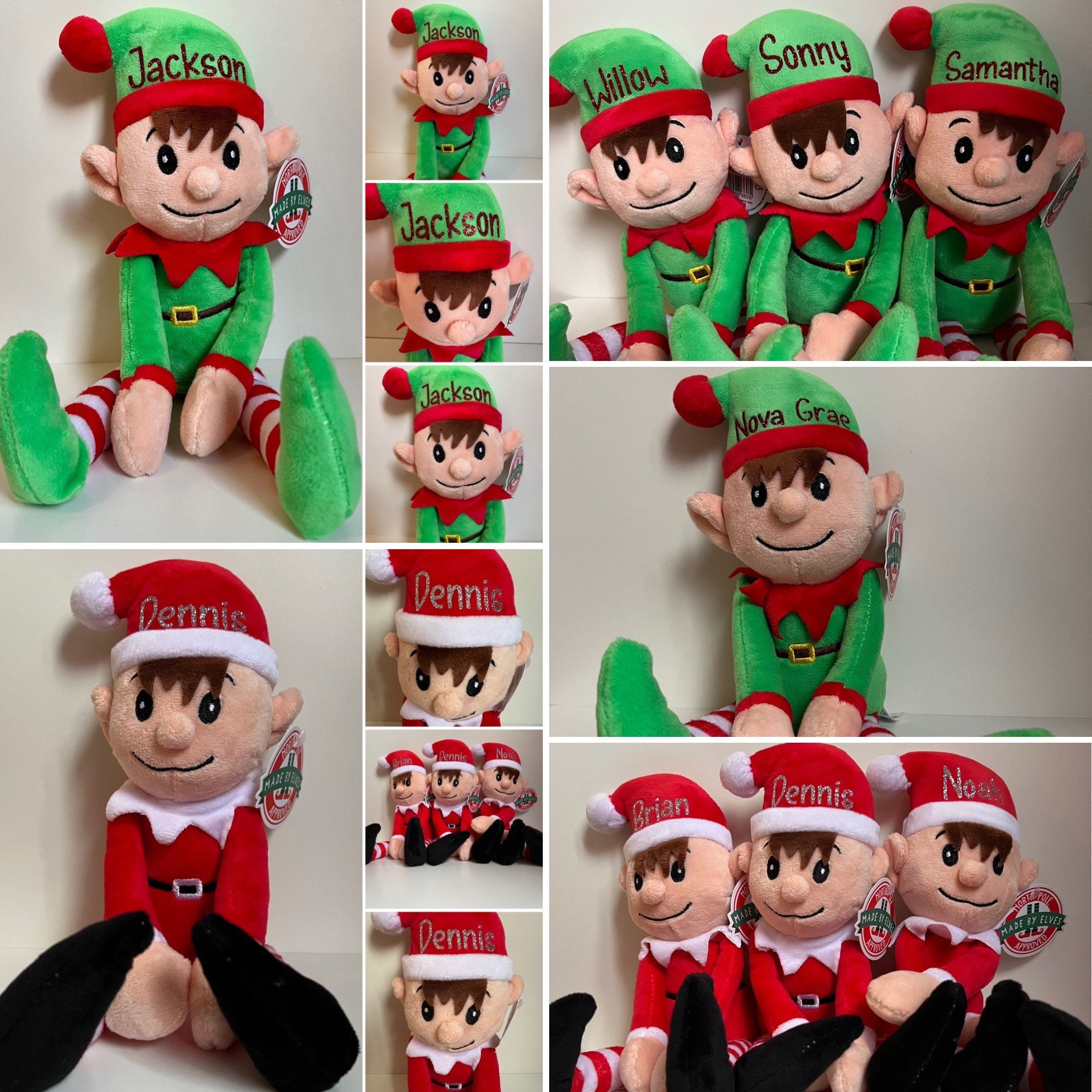 Plush Christmas Elf - Etsy Plush Christmas Elf - Etsy