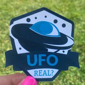 UFO Matte Vinyl Sticker