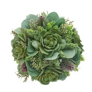 Real Touch Artificial Succulents Hops Bridal Bouquet Bridesmaids Bouquets Prom Cascade Wedding Arch Centerpiece Flowers