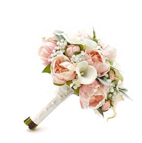 Artificial Baby Breath Flowers, White Bouquets, Real Touch Flowers