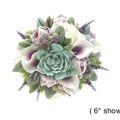 Real Touch Artificial Green White Ivory Succulents Hops Etsy