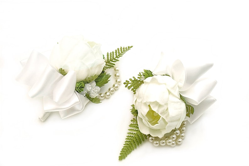 Real Touch Artificial White Ivory Peonies Hops Babys Breath - Etsy