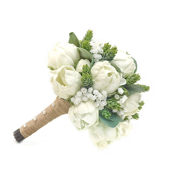 Artificial Baby Breath Flowers, White Bouquets, Real Touch Flowers