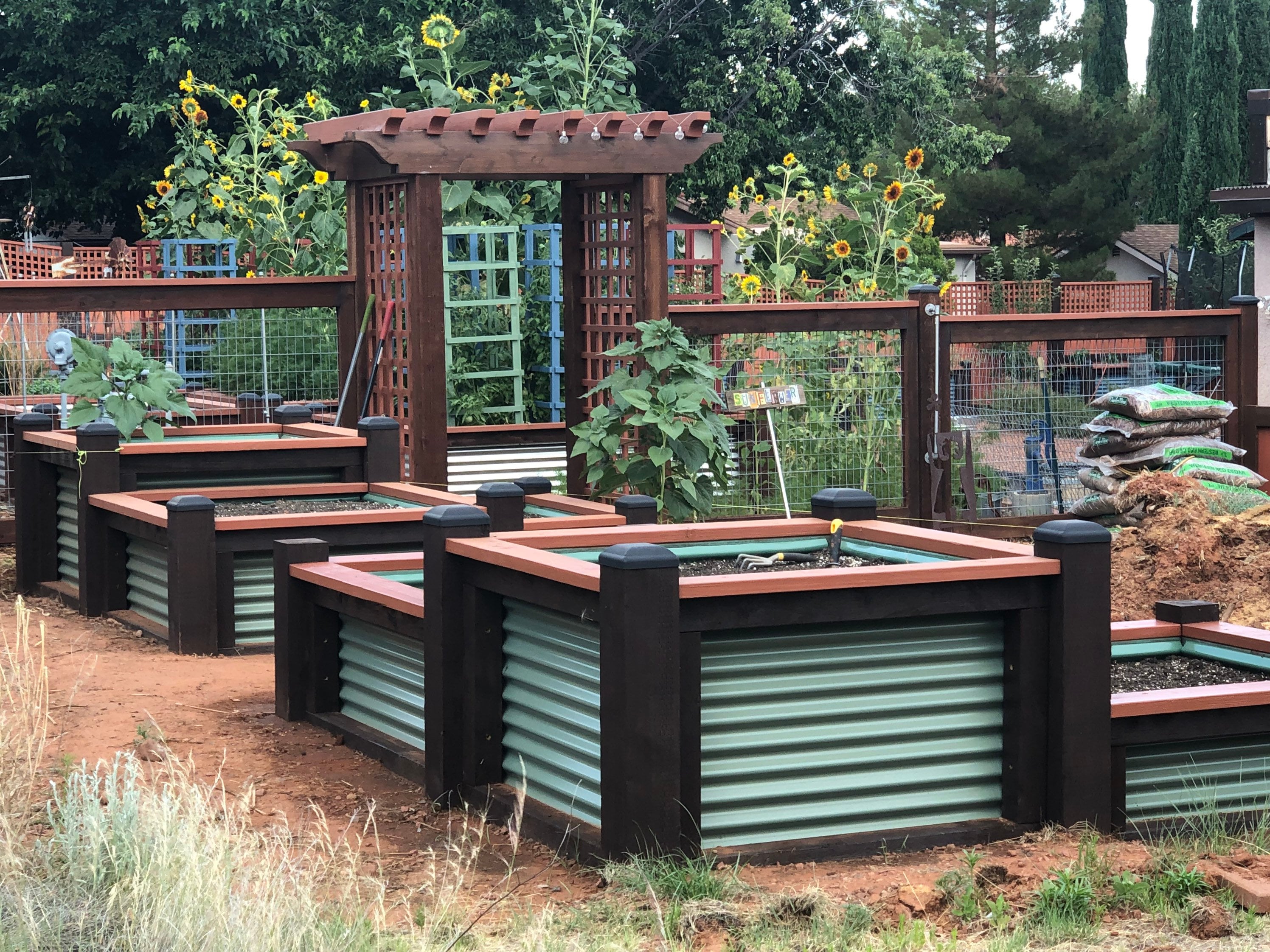 Raised Garden Bed, Double Bed, and Tiered Garden Bed