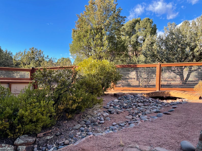 Garden Bed, Pergola, and Farm Fence With Wire Mesh Project Etsy