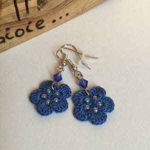 Gehäkelte Ohrringe/verschiedene Farben bluette 10
