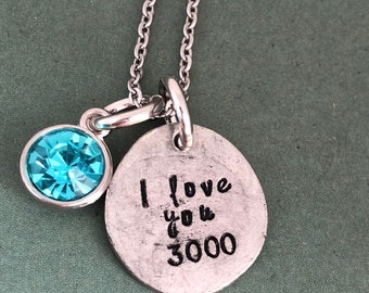 I love you on sale 3000 daughter necklace