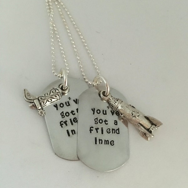 Toy Story - You've Got a Friend In Me Mini Dog Tag Necklace