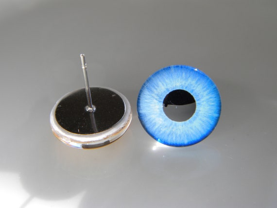 Needle felting bead eyes 10 pairs 12mm blue Safety eyes Animal