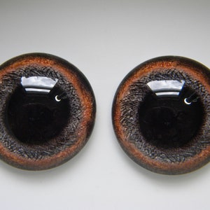 Dark Brown Human Glass Eyes – Handmade Glass Eyes