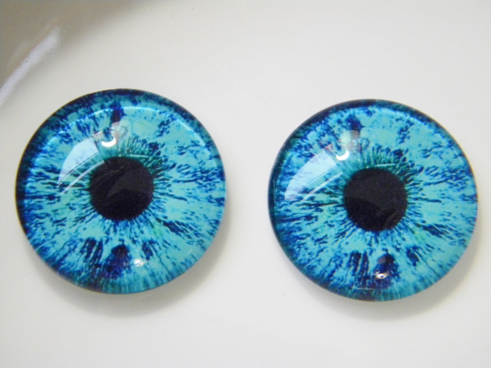 Glass Eyes Blue Eyes Doll Eyes Blue Doll Eyes Plushie Etsy