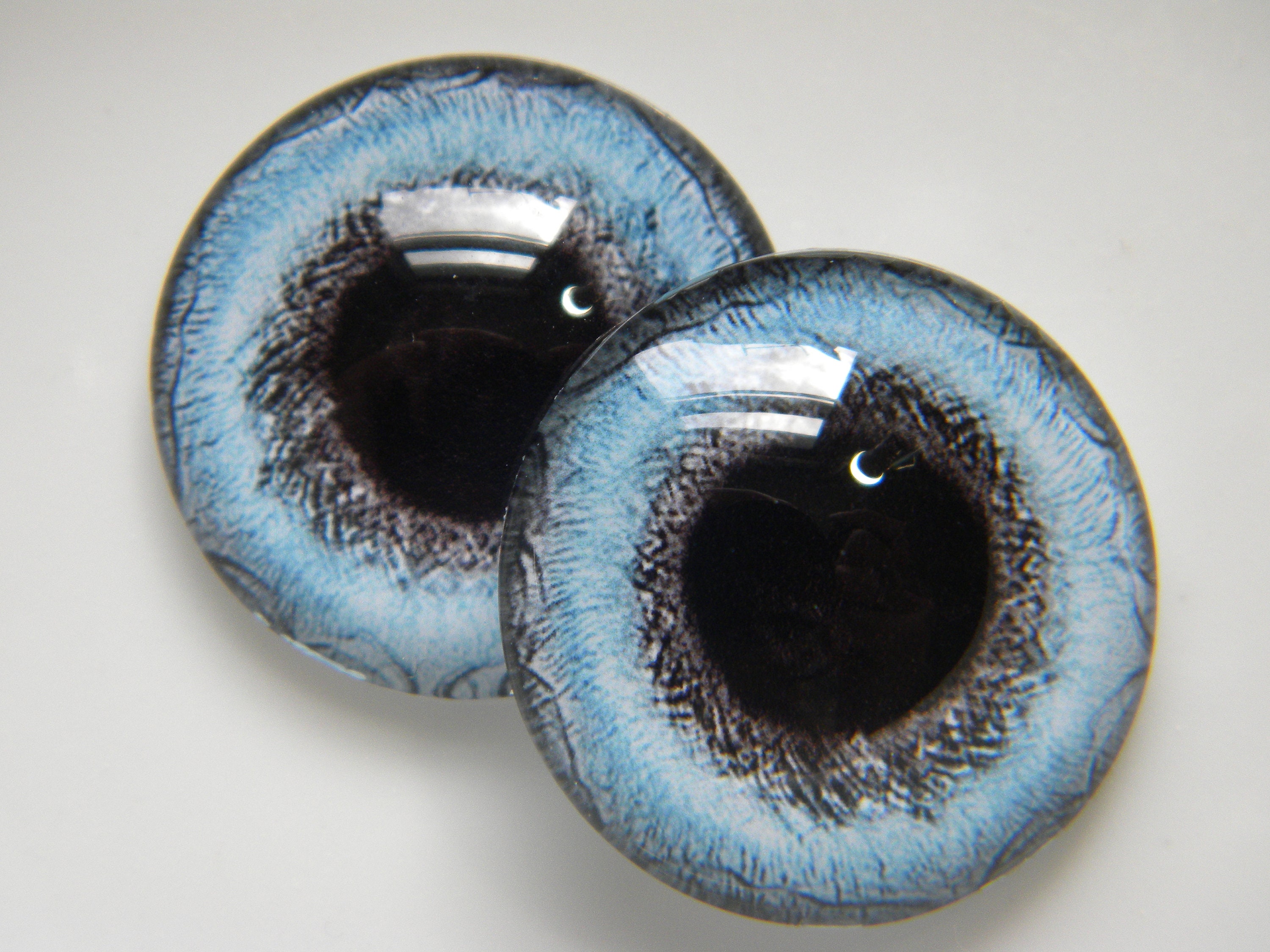 Glass Eyes, Dog Eyes, Blue Dog Eyes, Glass Dog Eyes, Doll