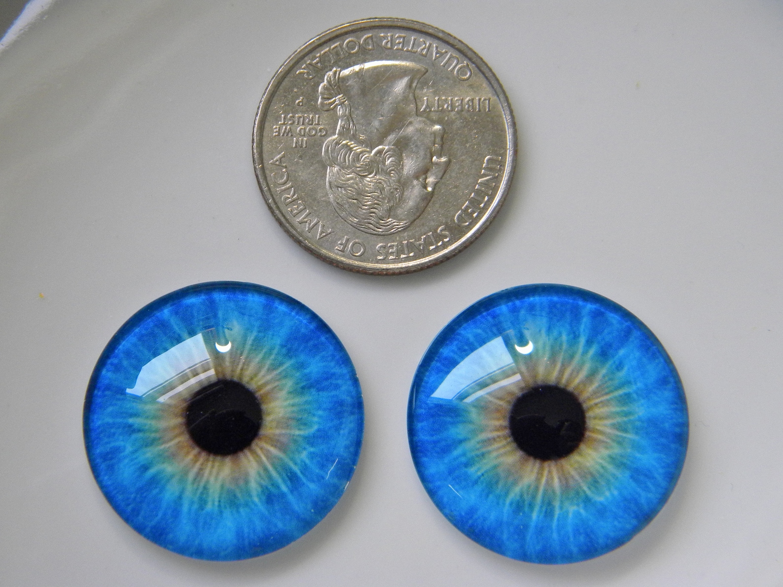 Glass Eyes blue eyes doll eyes blue doll eyes blue glass Etsy