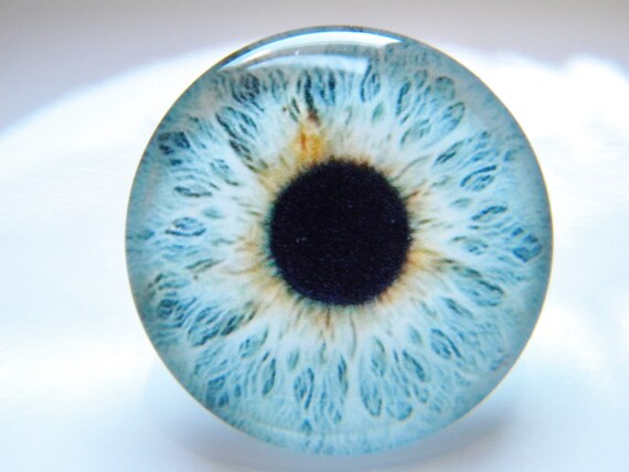 14mm BROWN GLASTIC Realistic Acrylic Pair of Doll Eyes Eyeballs DOLL EYE PARTS
