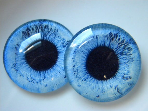 1/" Doll Eyes Realistic Human Glass Taxidermy Eyeballs 25mm