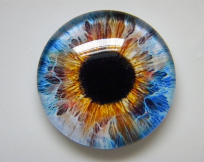 Paire D'yeux Réalistes En Acrylique 32mm - Couleur Vert - Pour Poupées, Peluches, Créations