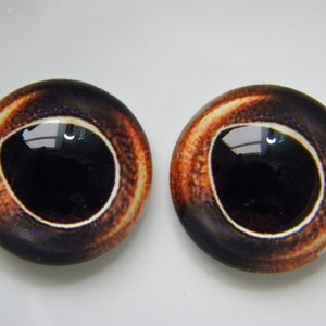 Wood Lure Glass Eye 