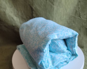 Rice Bag Moist Heat Therapy (20" x 7")~ Available with Lavender or Unscented "Aqua Swirls"