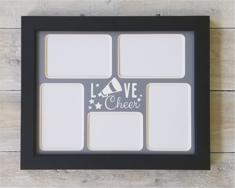 Cheer Photo Frame Love Cheer Cheerleading Photo Mat - Cheer Frame, Cheerleader Gifts ...