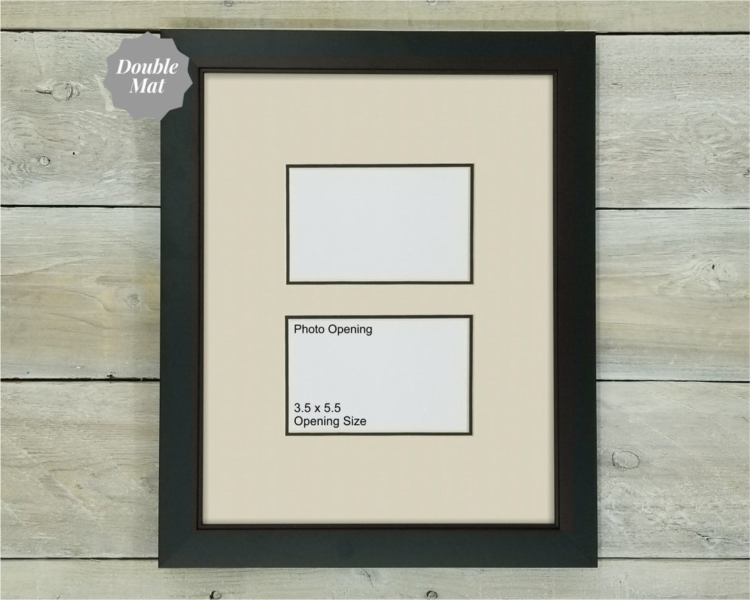 11x14 Photo Mat for Two 4x6 Photos - Photo Mat for 11x14 Frame, Double ...