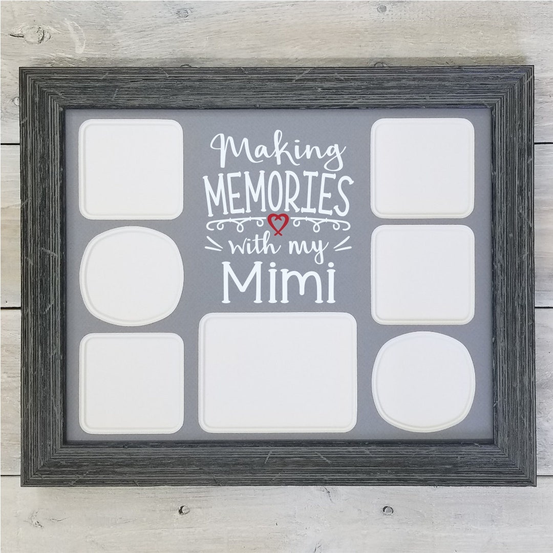 Making Memories With My Mimi Mimi Frames, Mimi Gift, Mimi Picture Frame, Mothers Day Gift for