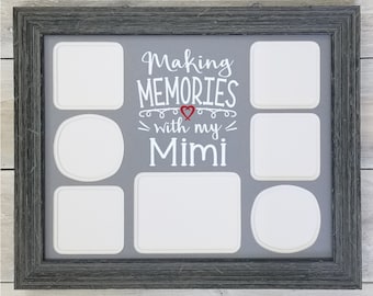 Making Memories With My Mimi - Mimi Frames, Mimi Gift, Mimi Picture Frame, Mothers Day Gift for Mimi , Grandkids Gift