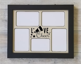 Love Cheer Cheerleading Photo Mat - Cheer Frame, Cheerleader Gifts, Cheer Coach Gift